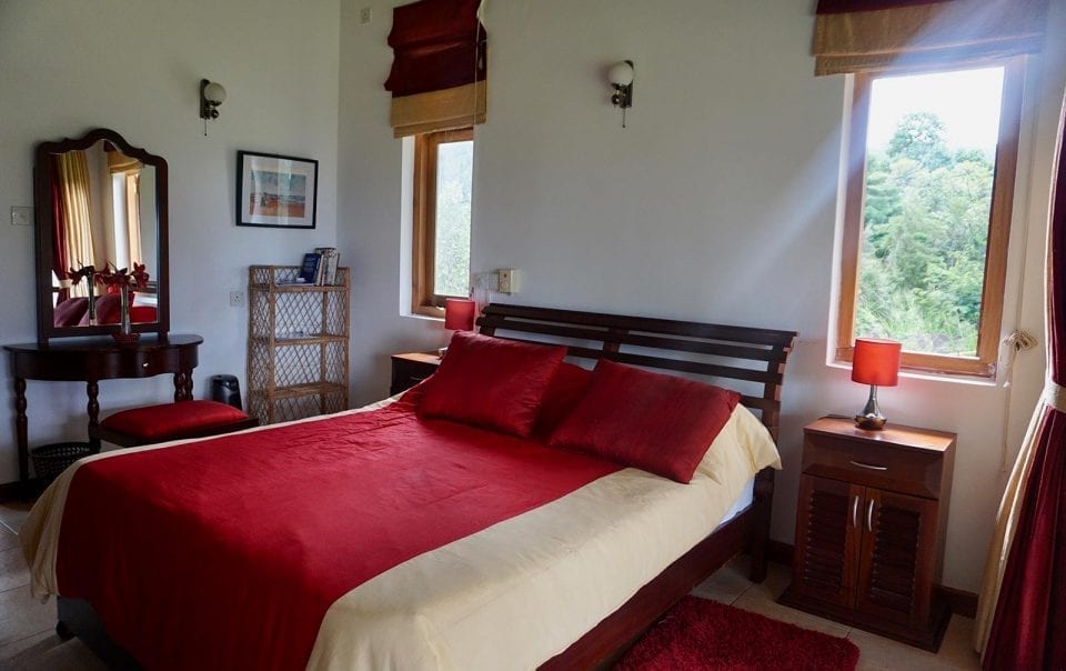Jungle Tide Kandy Accommodation Woodpecker double family room is beautifully appointed